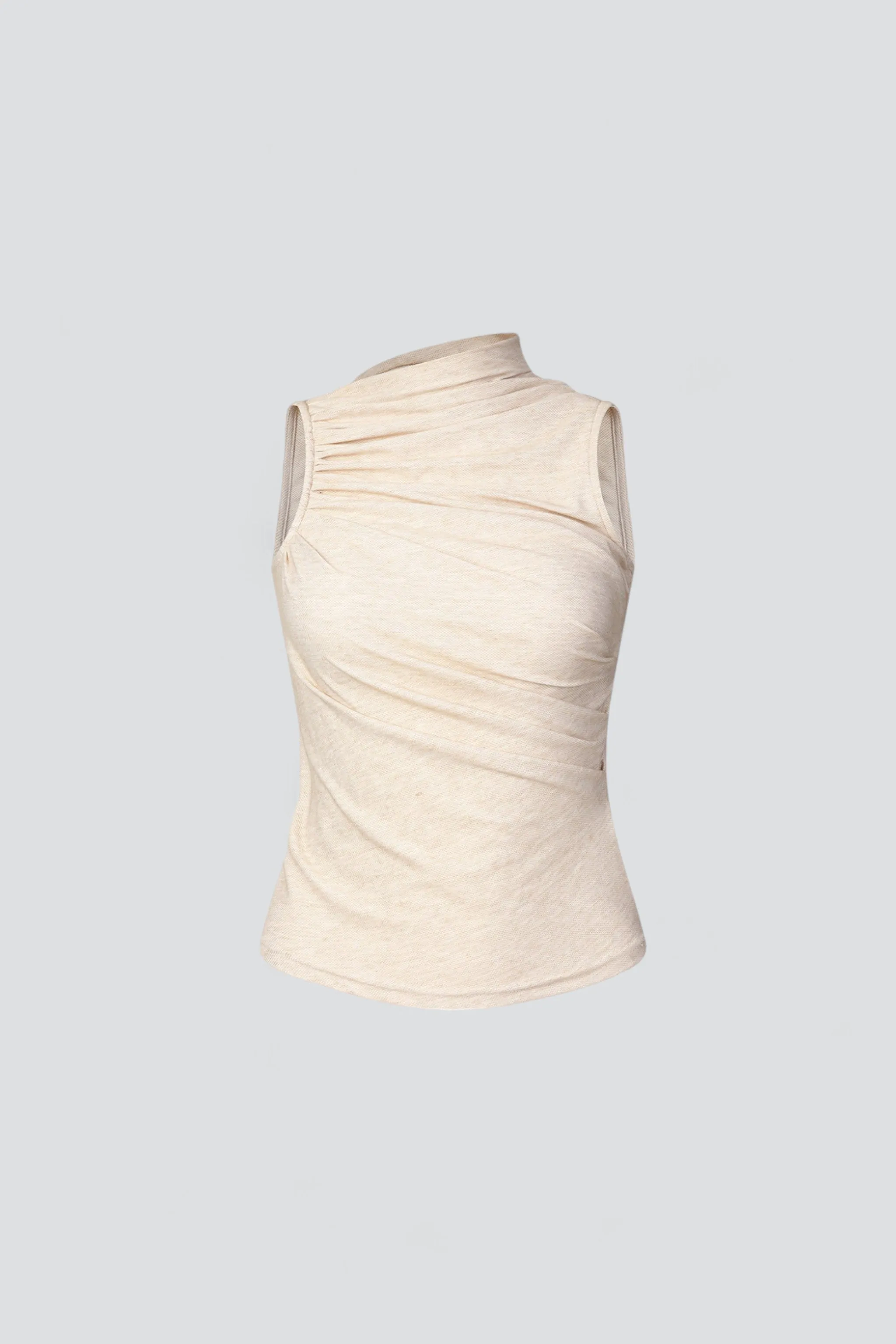 Beige Effortless Top