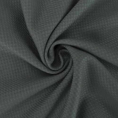 Metal Gray Twill Woven Jacketing Fabric